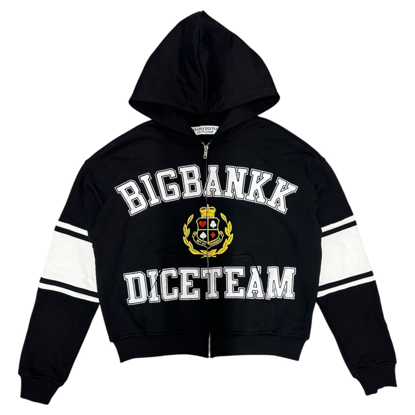 Black Bigbankk Symbols Zip up