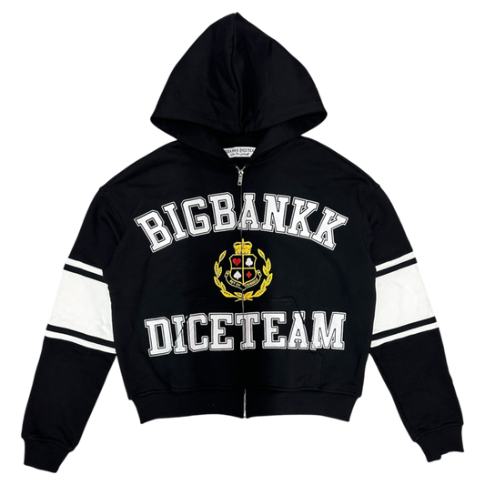 Black Bigbankk Symbols Zip up