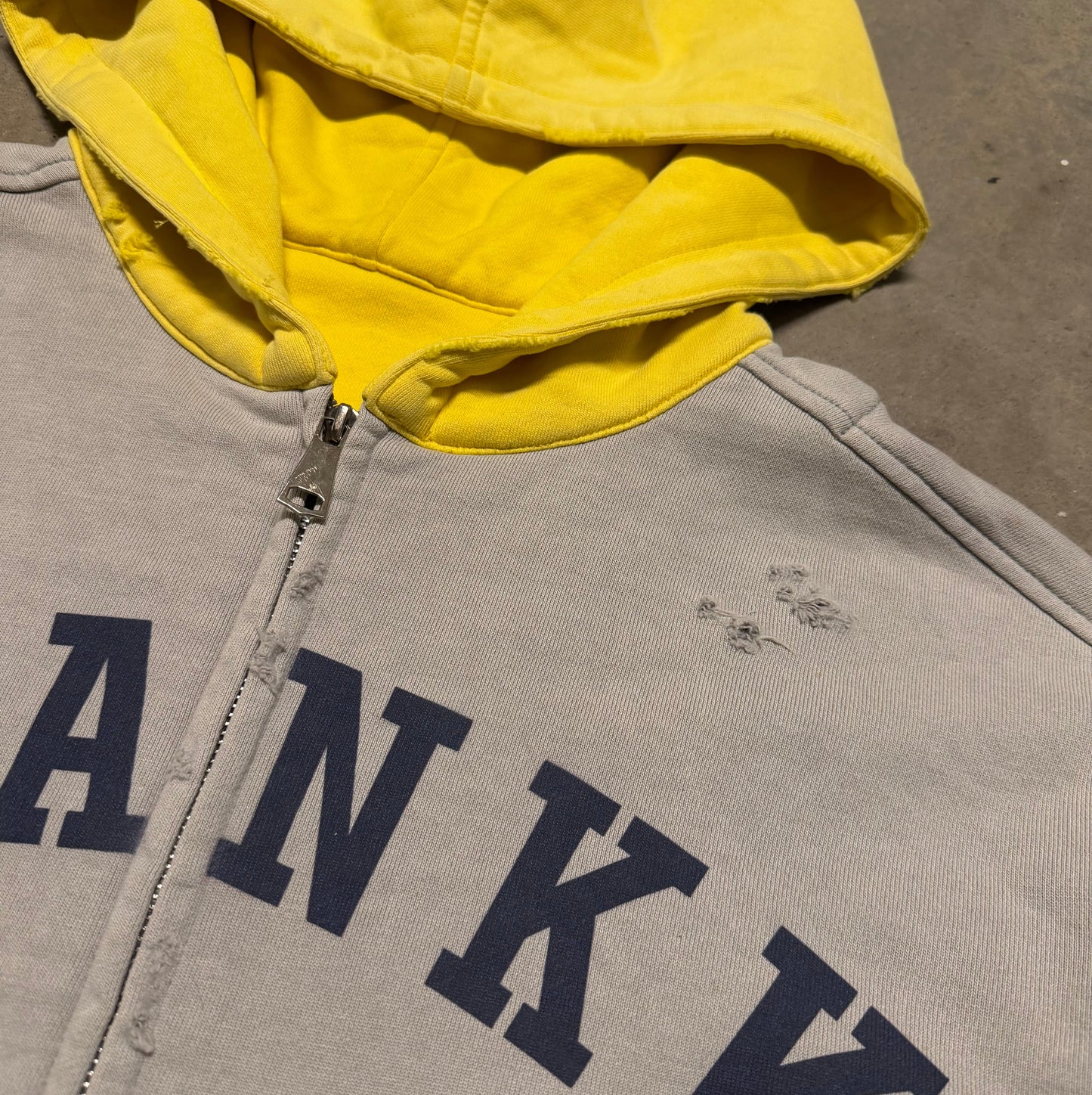 Color Block Zip Up