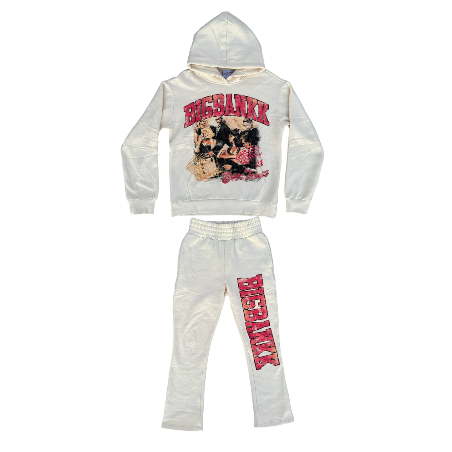Cream Bigbankk Diceteam Sweatsuit