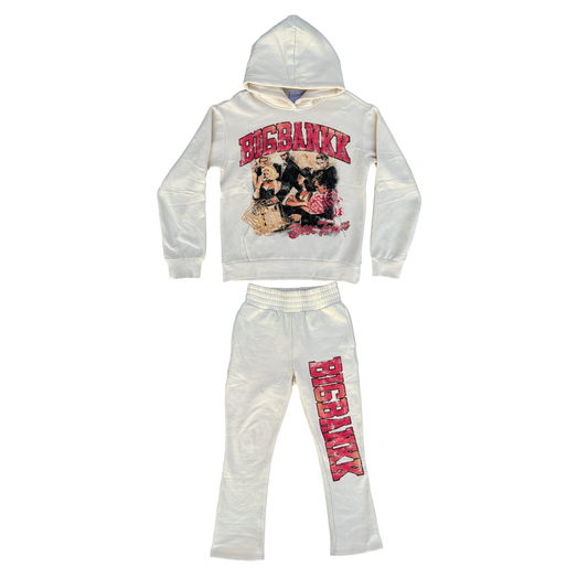 Cream Bigbankk Diceteam Sweatsuit