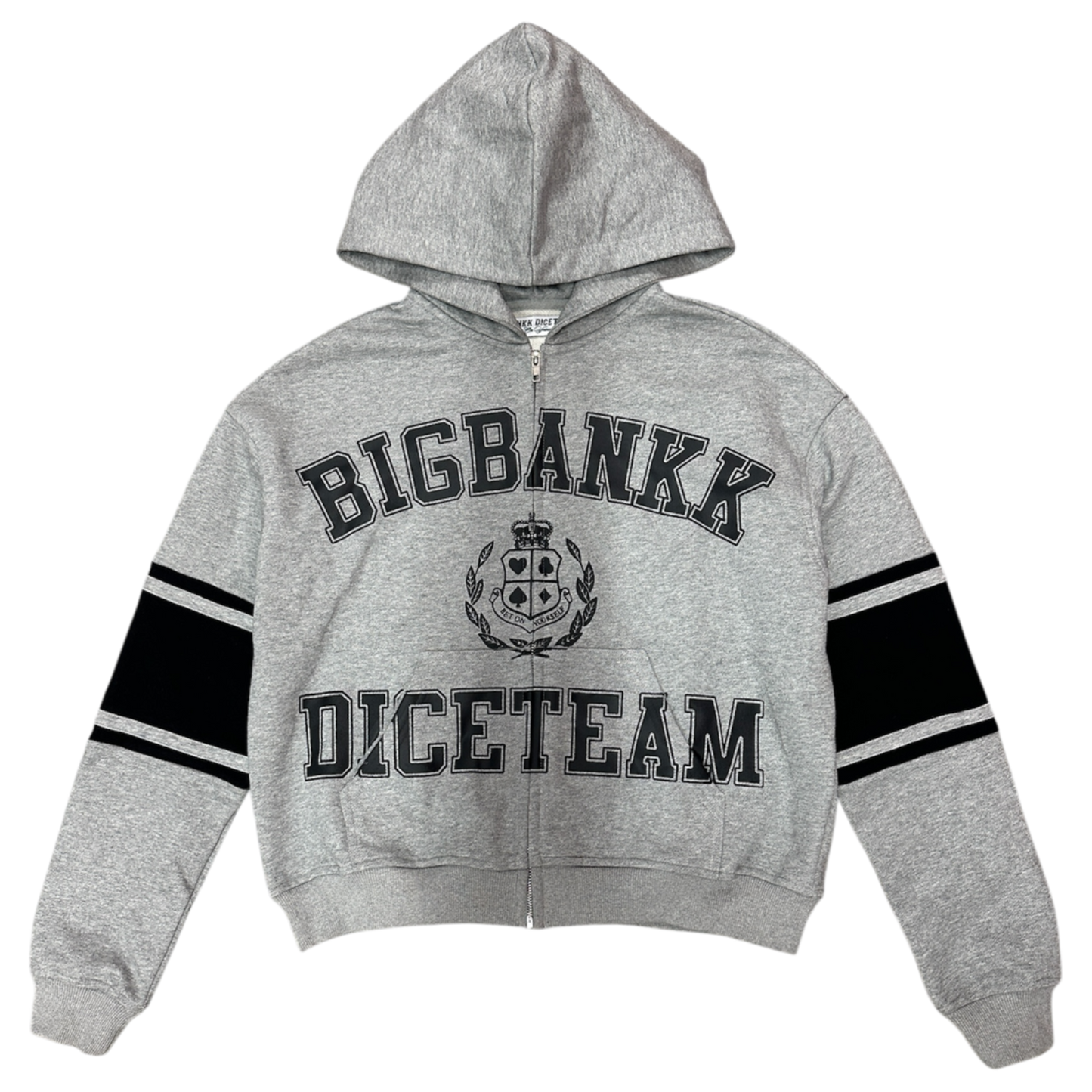 Grey Bigbankk Symbols Zip up