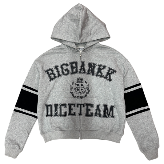 Grey Bigbankk Symbols Zip up