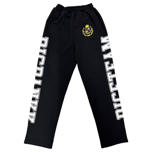 Black Bigbankk Symbols Sweatpants